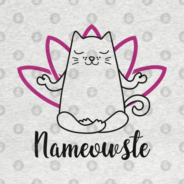 Namaste Cat by KsuAnn